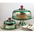 thumbnail image 3 of Moroccan Mosaic Garland Christmas Lg Cake Dome, 3 of 5