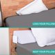 thumbnail image 3 of Almohada en forma de cuña Moavica tamaño queen para rellenar huecos en la cabecera, 3 of 7