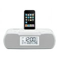 thumbnail image 2 of FM-RBDS / AM / Aux-in Digital Tuning Atomic Clock Radio with iPod Dock, White, 2 of 7