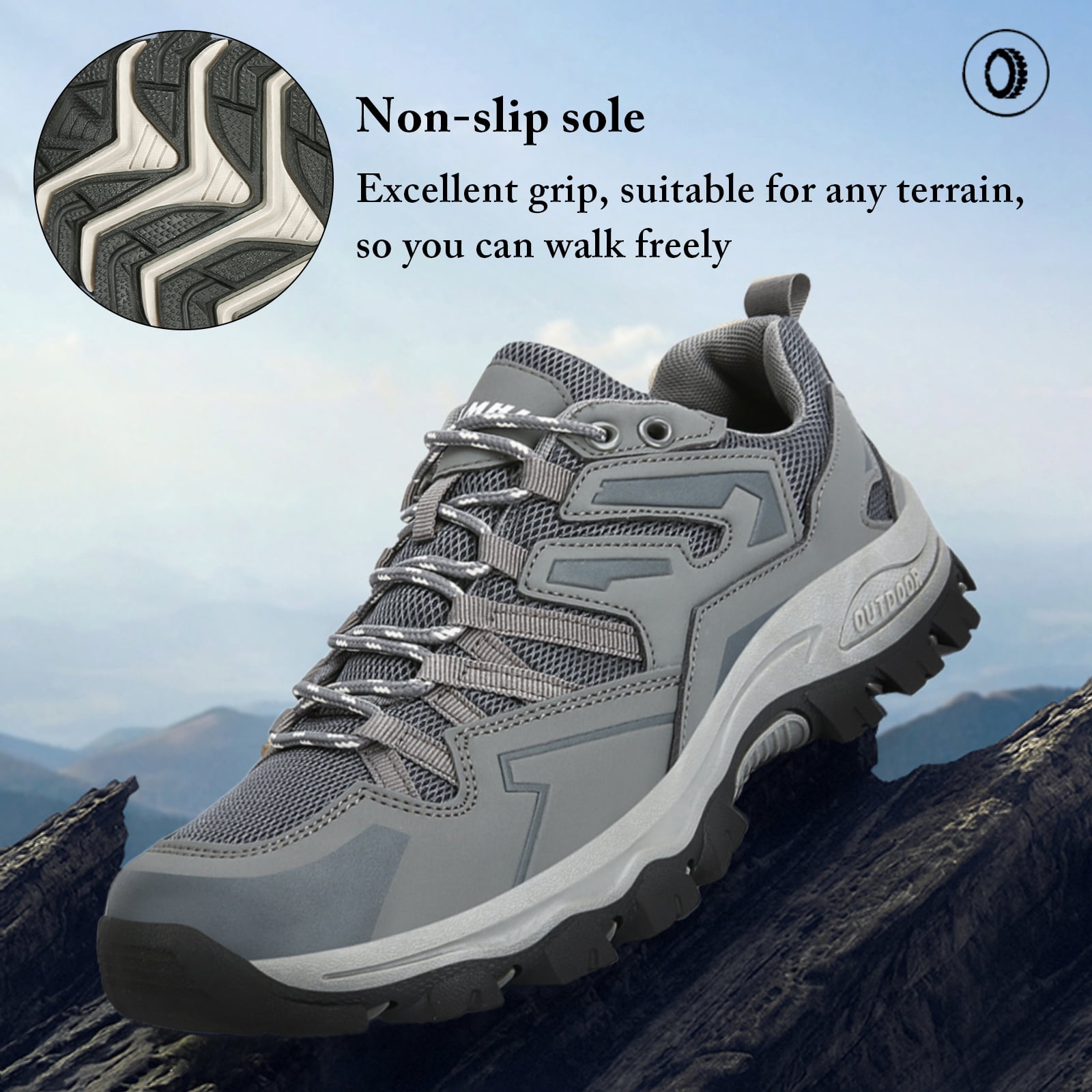 Anti slip cheap hiking shoes