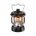 thumbnail image 1 of Led Camping Lantern Rechargeable Retro Camping Light Portable Waterpoor Outdoor Tent Bulb Emergency Lighting, 1 of 16