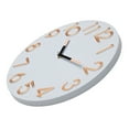 thumbnail image 4 of Yuarrent Reloj finamente elaborado para decoración de habitaciones y decoración de paredes Reloj de pared ABS de poco ruido con esfera Electrodomésticos Amarillo verde, 4 of 6