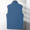 thumbnail image 4 of Youmylove Men Leisure Jacket Winter Soft Warm Zipper Stand-Collar Lamb Velvet With Pockets Sleeveless Outwear Coat Chaqueta De Hombre, 4 of 5