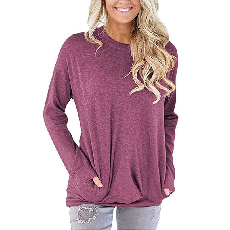 long sleeve solid color shirts