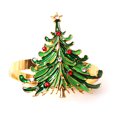 thumbnail image 2 of Inteprter Anillo de servilleta de acero inoxidable de Navidad, soportes de pañuelos de papel portátiles de Navidad, decoración de de comedor para Type7 NO7 Inteprter HA009763-04, 2 of 6
