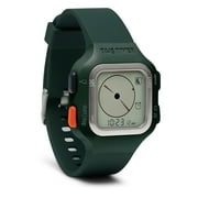 TIME TIMER Watch — Visual 12-Hour or 24-Hour Analog and Digital Timer (Sequoia Green, Large)