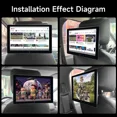 thumbnail image 5 of (2 PCS) Headrest Monitor 10.1" 2G+32G IPS Display Android Tablet Touch Screen For Car Rear Seat Player Youtube Online Video Music FM Bluetooth, 5 of 7