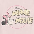thumbnail image 2 of Toddler's Mickey & Friends Distressed Minnie Bold Logo  Graphic Tee Light Pink 5T, 2 of 3