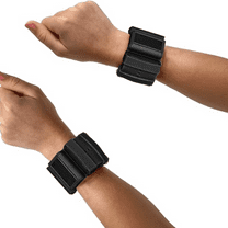 Adjustable 1 LB Wrist Weights Set of 2 Wrist Weights Removable Weighted Pegs Wearable Weights Perfect for Zum Dance, Pilates, Walking, Toning, Barre, Yoga, Cardio