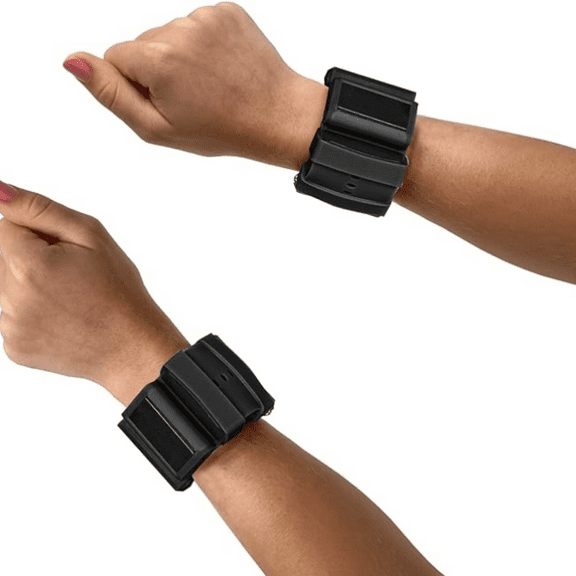 Adjustable 1 LB Wrist Weights Set of 2 Wrist Weights Removable Weighted Pegs Wearable Weights Perfect for Zum Dance, Pilates, Walking, Toning, Barre, Yoga, Cardio