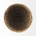 thumbnail image 2 of HomeRoots 392845 27 x 16 x 16 in. Brown Wicker Hanging Pendant Light, 2 of 9