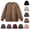 Army Green, variant on Retro Faux Suede Sweatshirts for Men, Men's Soft Crew Neck Jumper Tops Casual Long Sleeve Pullover No Hood Solid Color Loose Fit T-Shirts Fall Winter Dressy Jumpers Comfy Sweaters