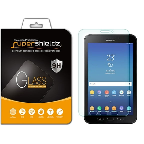 [1-Pack] Supershieldz for Samsung Galaxy Tab Active2 (8 inch) Tempered Glass Screen Protector, Anti-Scratch, Anti-Fingerprint, Bubble Free