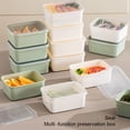 thumbnail image 4 of Youkk Stackable Storage Containers - Retain Freshness Stackable Easy Organization Odorless Food Container Green 2 pcs, 4 of 6