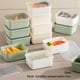 thumbnail image 5 of Yuarrent Recipiente de plástico para alimentos, transparente, fácil de localizar, sin BPA, conserva la frescura, frío y caliente, verde, 4 Type3 NO3, 5 of 6