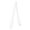 White, variant on Yesbay Anti-scalding 2 in 1 Food Tong Non-slip Comfortable Grip Detachable Kitchen Utensil Heat Resistant Long Handle Bread Clip