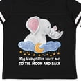 thumbnail image 4 of Inktastic My Babysitter Loves Me to the Moon and Back Elephant Family Boys or Girls Toddler T-Shirt, 4 of 5