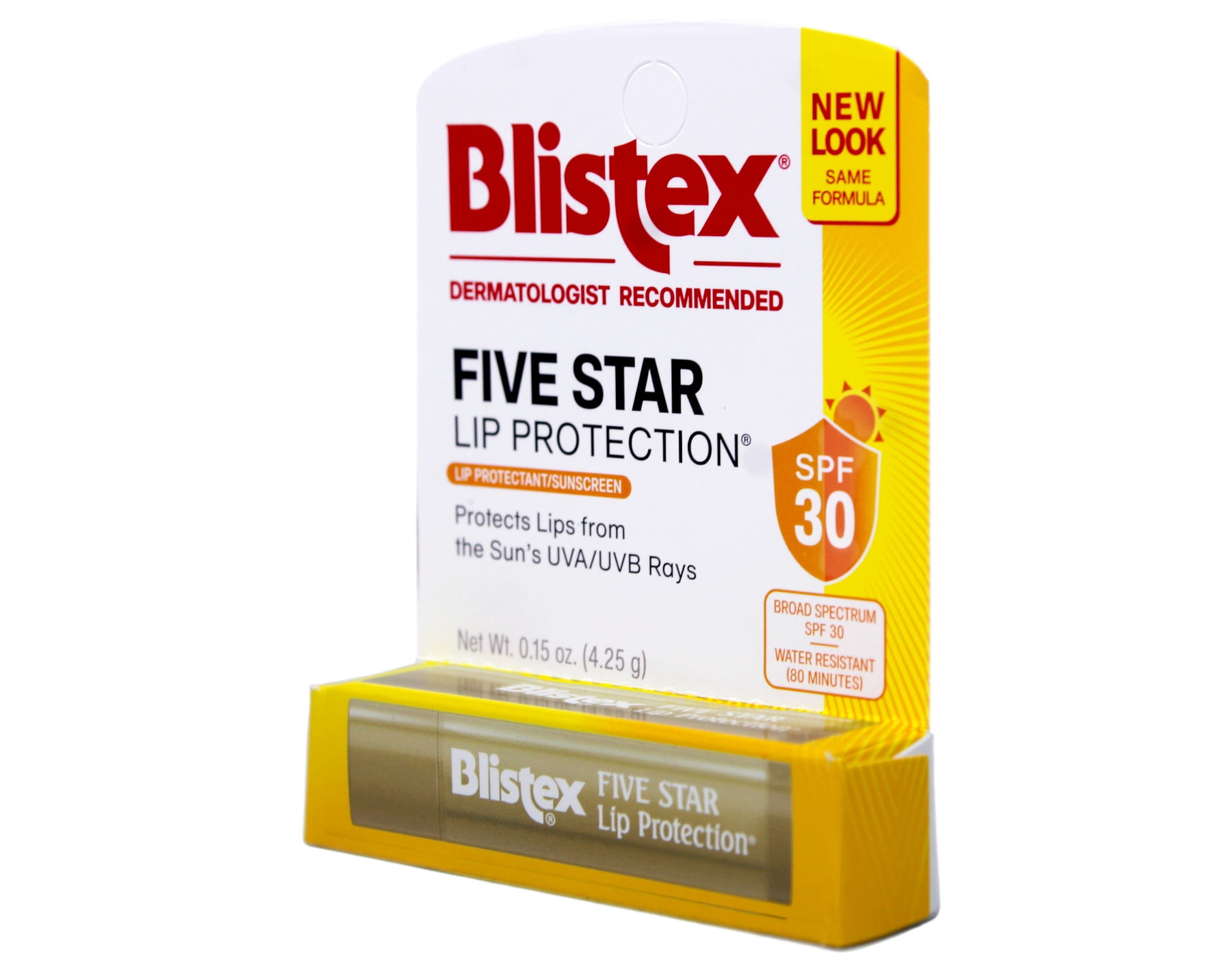 Blistex Five Star Lip Protection SPF 30 0.15 oz (Pack of 12)