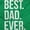 Irish Green, variant on Best Dad Ever Fathers Day Gift Men's Long Sleeve Tee T Shirt Brisco Brands S