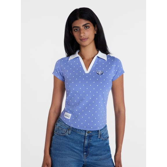 Cinnamoroll Women's Graphic Polo Shirt, Sizes XXS-XXL