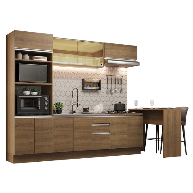 Cocina Integral Completa Modular Madesa Glamy 315cm MM 01