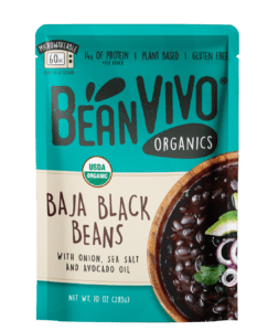 Bean Vivo Organic Baja Black Beans, 10 oz. Pouch