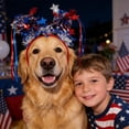 thumbnail image 6 of Patriotic Star Tinsel Headbands, 4th of July Head Boppers, Red White Blue Party Headbands, Independence Day Hair Accessories, Patriotic Parade Sparkly Headwear for Holiday Party Decoration, 6 of 7