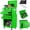 Green, variant on Artbros 8-Drawer Rolling Tool Chest, Large Tool Cabinet with Wheels, Detachable Toolbox Storage for Garage, Repair Shop, Workshop, Black