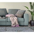 thumbnail image 6 of Glory of Flowers Peacock Indoor/Outdoor Pillow with Removable Cover in Gray Red Blue Yellow16x16, 6 of 6