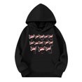 thumbnail image 4 of WILLBEST Sudadera de Mujer, Estilo Casual de Invierno, con Estampado Navideño Del Alfabeto, Cordón Ajustable, Bolsillo y Manga Larga Chica​​, 4 of 4
