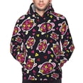 thumbnail image 2 of Bingfone Ladybug Men's Drawstring Hoodie Long Sleeve Pocket Sweatshirts-XX-Large, 2 of 6