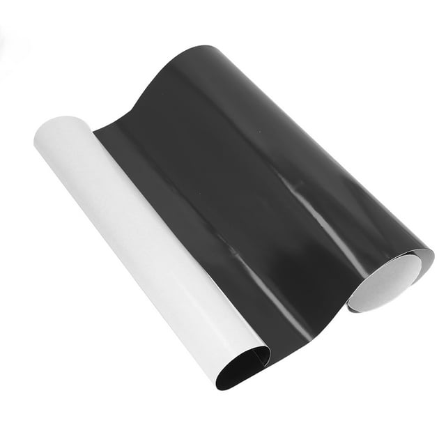 Rollo de lámina magnética flexible, rollo de imán adhesivo posterior de imán flexible negro para automóvil, lámina de goma magnética flexible, máxima comodidad