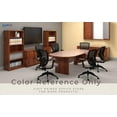 thumbnail image 4 of GOF 8 ft. Dark Cherry Conference Room Racetrack Table - Modern Office Desk for Meetings, High-Quality Laminate Finish, 4 of 5