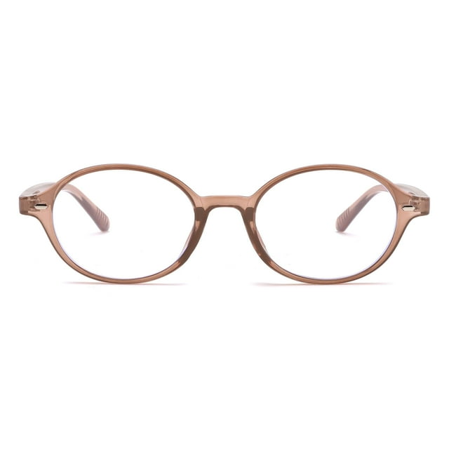 Gafas de luz azul FEISEDY Vintage Ovaladas para mujeres y hombres B0242