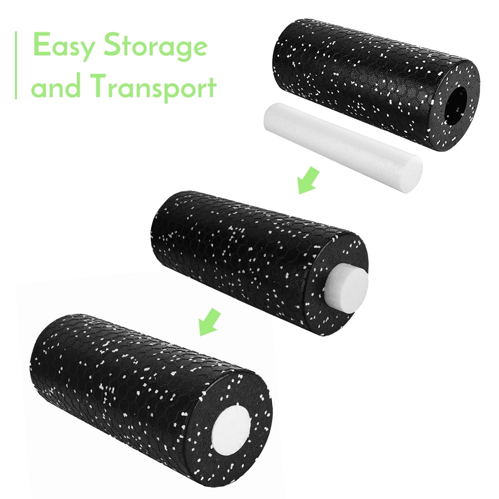 Sorven foam roller 2pcs Soft Hard Yoga Foam Roller Set for Exercise Fitness Physical Therapy Tissue Muscle Massage