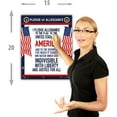 thumbnail image 3 of Pledge of Allegiance poster LAMINATED American flag print for classroom décor chart usa sign 15x20, 3 of 3