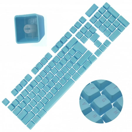 - Backlit Double Shot Color Keycaps Cherry MX Mechanical Keyboard Themes Blue 104