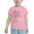 thumbnail image 2 of Daddy, I May not be Born Yet, but You are Going to be The Best Daddy Cute Toddler T Shirts for Boys Girls (Pink, Youth XL), 2 of 5