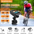 thumbnail image 3 of 2X 4K 60FPS Multifunctional Cycling Camera Rainproof 2.0 Inch IPS Screen WiFi Connection with LED Flashlight Bike Horn, 3 of 6