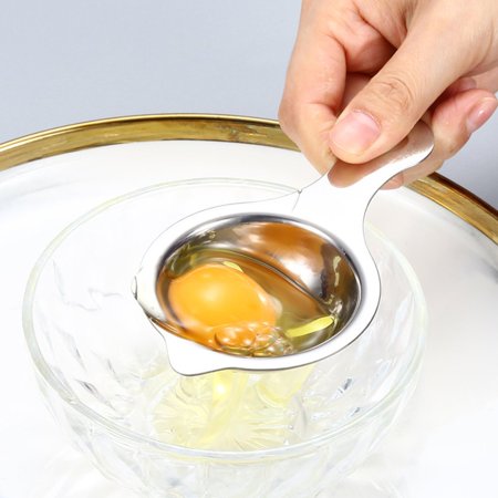New Egg White Separator Stainless Steel Egg Separator Egg White