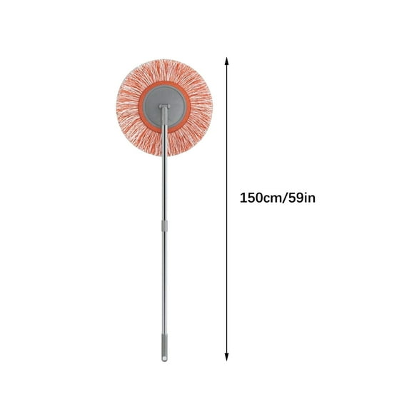 Nsxcdh on-Trend Low Spend Chenille Duster Mop, Microfiber Dusting Mop for Hardwood Floors, Sunflower Shaped Cleaning tool, Washable Extendable Handle Dust Mop