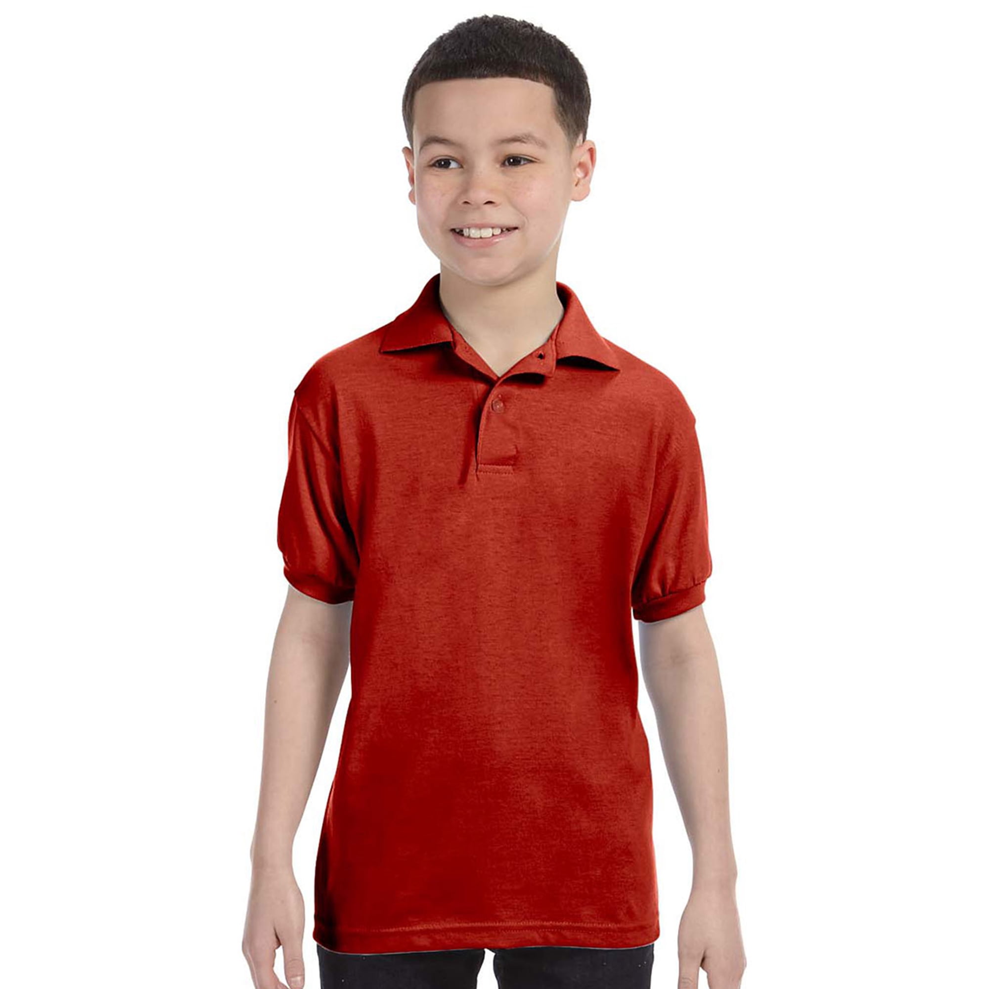 Hanes Hanes Stedman Youth Knit Polo 
