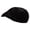 Black, variant on Big Size Men's Linen Ivy Cap - Charcoal XL-2XL