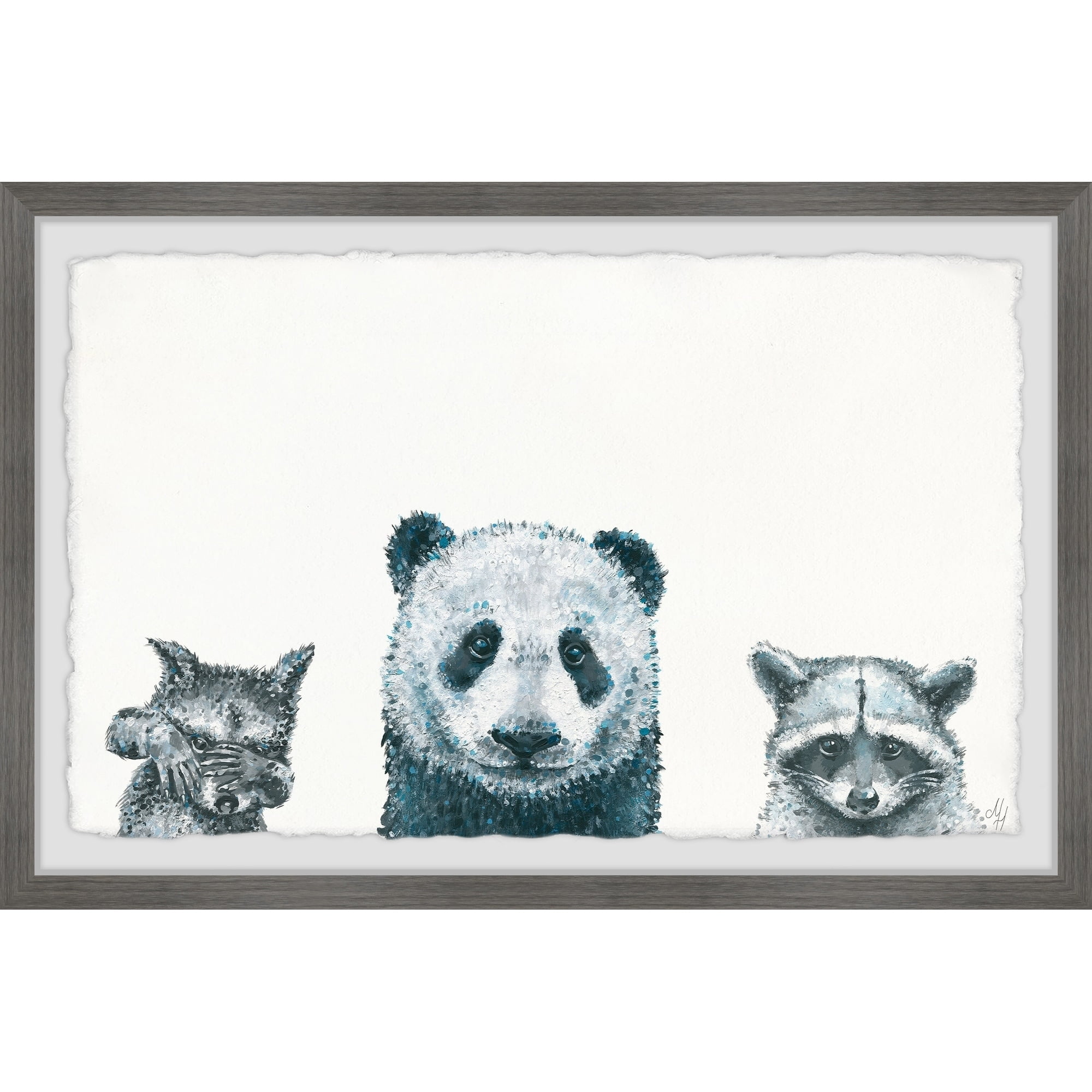 Marmont Hill Shy Trio Framed Wall Art