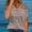 Khaki, variant on Swuxness Women Sleeveless Casual Shirts, Spring and Summer Tops, Ladies Solid Color V-Neck Fashion Comfortable Blouses Off Shoulder Tee Gray, L