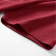 thumbnail image 6 of Qwertyu Mens Polo Shirts Short Sleeve Casual 3 Buttons Textured Golf Shirts Summer Collared T-Shirt Wine XL, 6 of 8