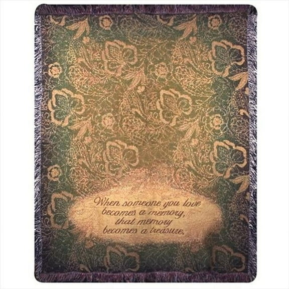 When Someone You Love Tapestry Throw Blanket Fashionable Jacquard Woven 50 X 60 in.