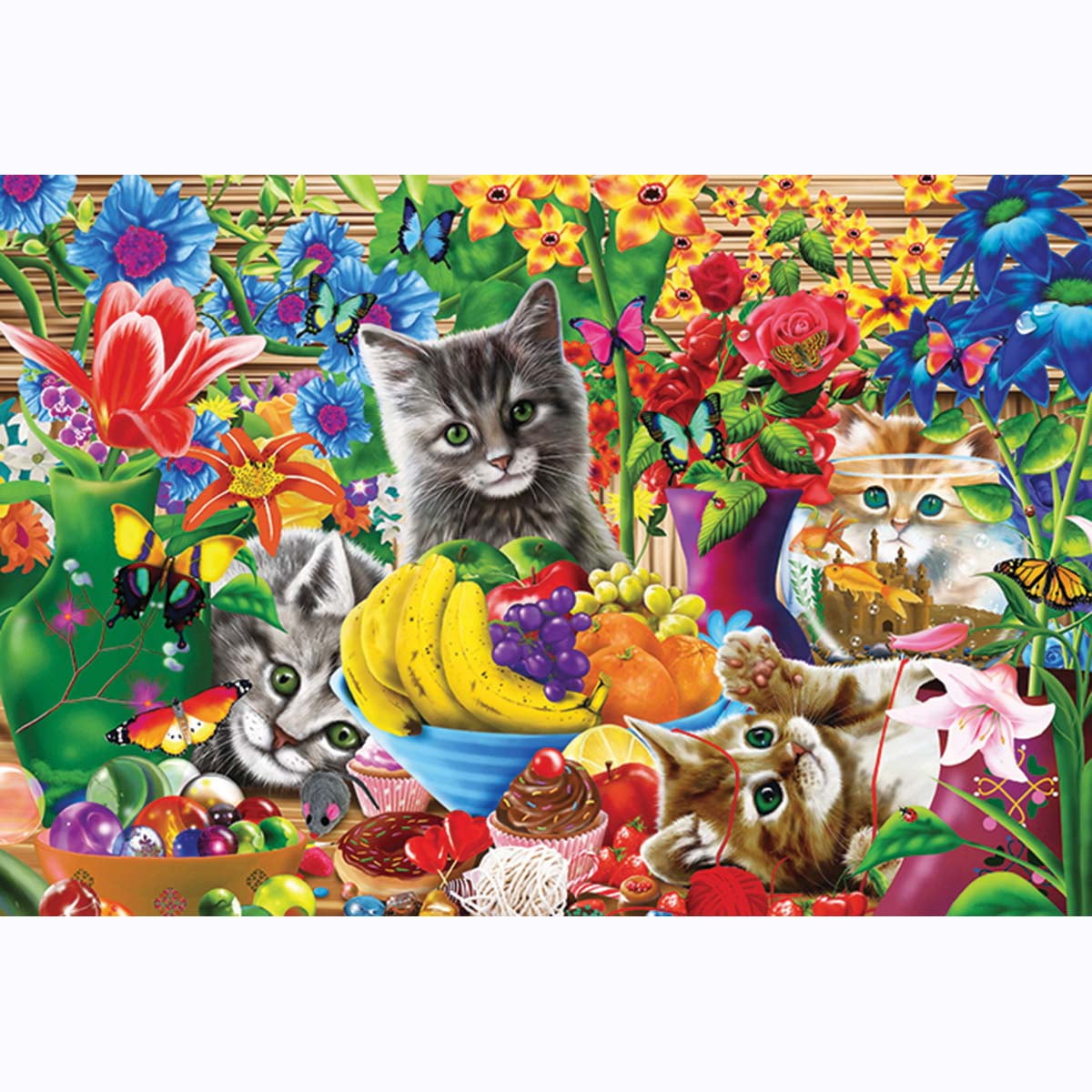 Lafayette Puzzle Factory The Playful Puppies Jigsaw Puzzle