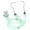 Frosted Seabreeze, variant on PrimaCare DS-9295-HG Sprague Rappaport Stethoscope, 30", Hunter Green