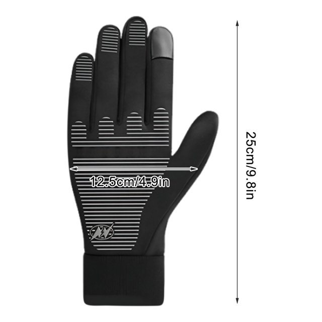 Rvkxad USB Heated Gloves, Motorcycle Riding Winter Mittens with Touchscreen Finger, Heated Gloves Hand Warmer